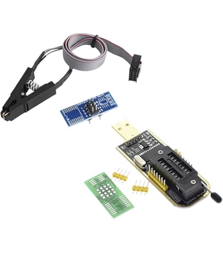 Amazon.com: AZUOCN SOIC8 SOP8 Test Clip EEPROM Flash BIOS USB +1.8